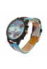 Mega Analog Leather Band Sporty Watch For Men, MA100